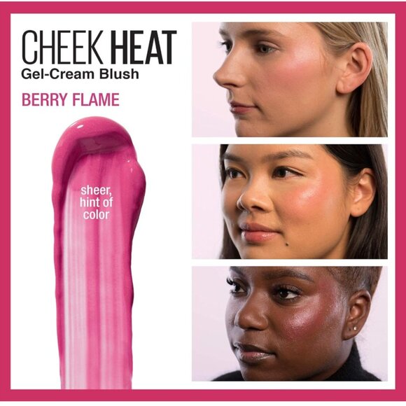 Maybelline Cheek Heat Gel-Cream Blush - #35 Berry Flame - Picture 2 of 8